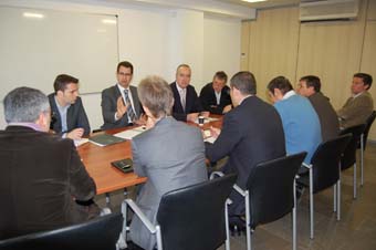 A moment of the meeting.